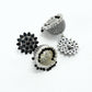 Mominos Fashion Johar Kamal Beautiful Kundan Work Jhumka With Black Beads - Swadesiicart