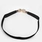 NVR Women Circular Black Stretchable Leather Belt | Swadesiicart