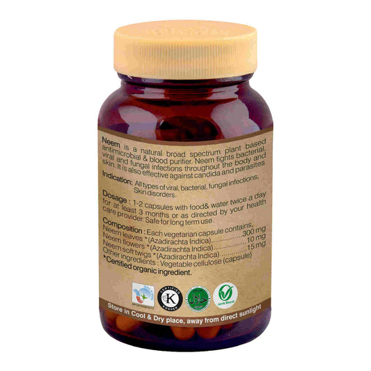 Organic Wellness Neem Capsules - Swadesiicart