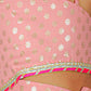 Lil Drama Fusion Fair Girls Peach Crop Top With Palazzo Co-Ordinate Set - Swadesiicart
