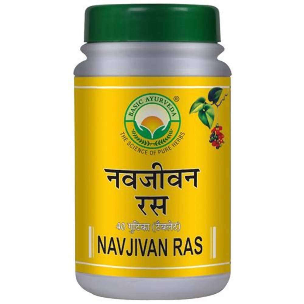 Basic Ayurveda Navjivan Ras Tablets | Swadesiicart