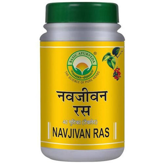 Basic Ayurveda Navjivan Ras Tablets | Swadesiicart