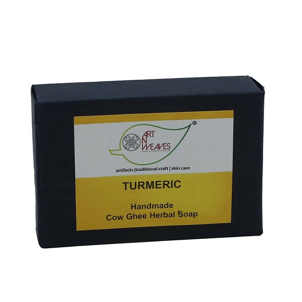 artNweaves Handmade Cow Ghee Herbal Turmeric Soap