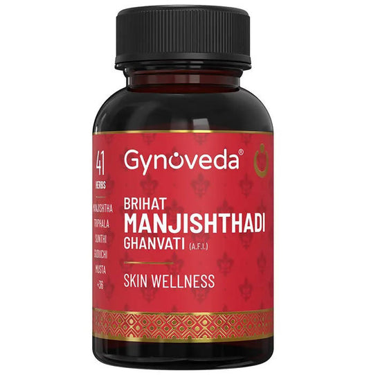Gynoveda Brihat Manjishthadi Ghanvati Tablets | Swadesiicart