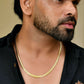 VOJ Men's Gold-Polished Self Designed Snake Chain | Swadesiicart