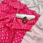 DEIANA'S Beautiful Designer Golden zari Soft Lichi Silk Saree - Red - Swadesiicart