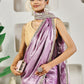 Fab Fashion Light Pink Ready to Wear Saree | Swadesiicart