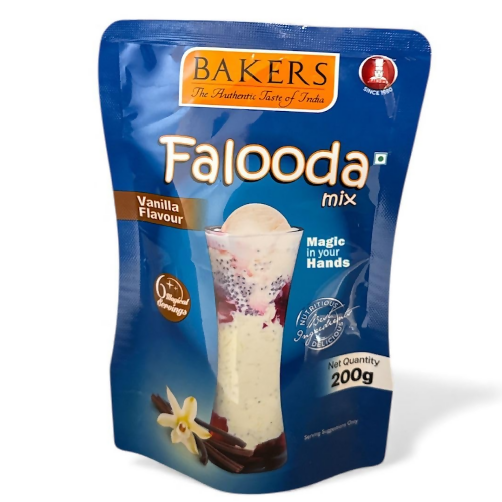 BAKERS Falooda Mix Powder - Chocolate,Vanilla and Mango