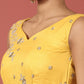 House of Panchhi Mustard Net Sequinse Work Lehenga & Blouse, Dupatta | Swadesiicart