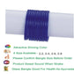 Afast Shining Blue Glass Party, Wedding, Daily Use Bangle Set, Pack Of 12 - Swadesiicart