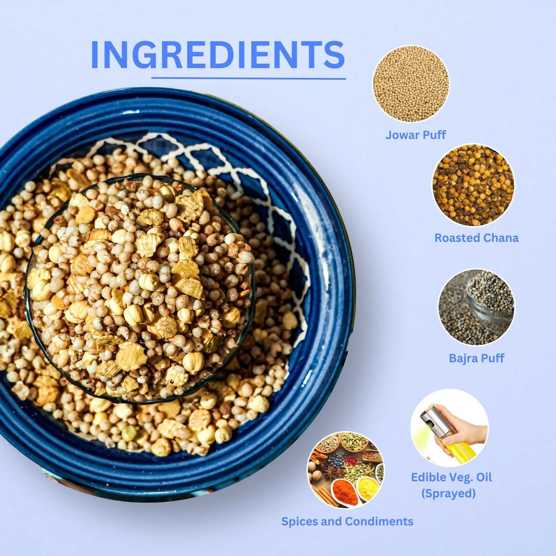 Healthy Master Millet Bhel Crunchy Snack | Swadesiicart