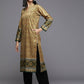 Ahalyaa Women's Traditional wear Kurta - Mustard | Swadesiicart