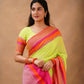 Exclusive Collection Light Green Beautiful Khadi Cotton Handloom Saree - Swadesiicart
