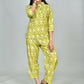 Morchari Digital Print Semi Muslin Co-Ord Set Top & Trouser-Multicolor - Swadesiicart