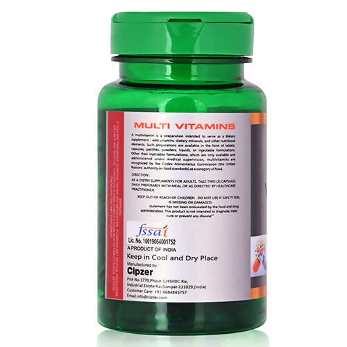 Cipzer Multivitamins Capsules - Swadesiicart