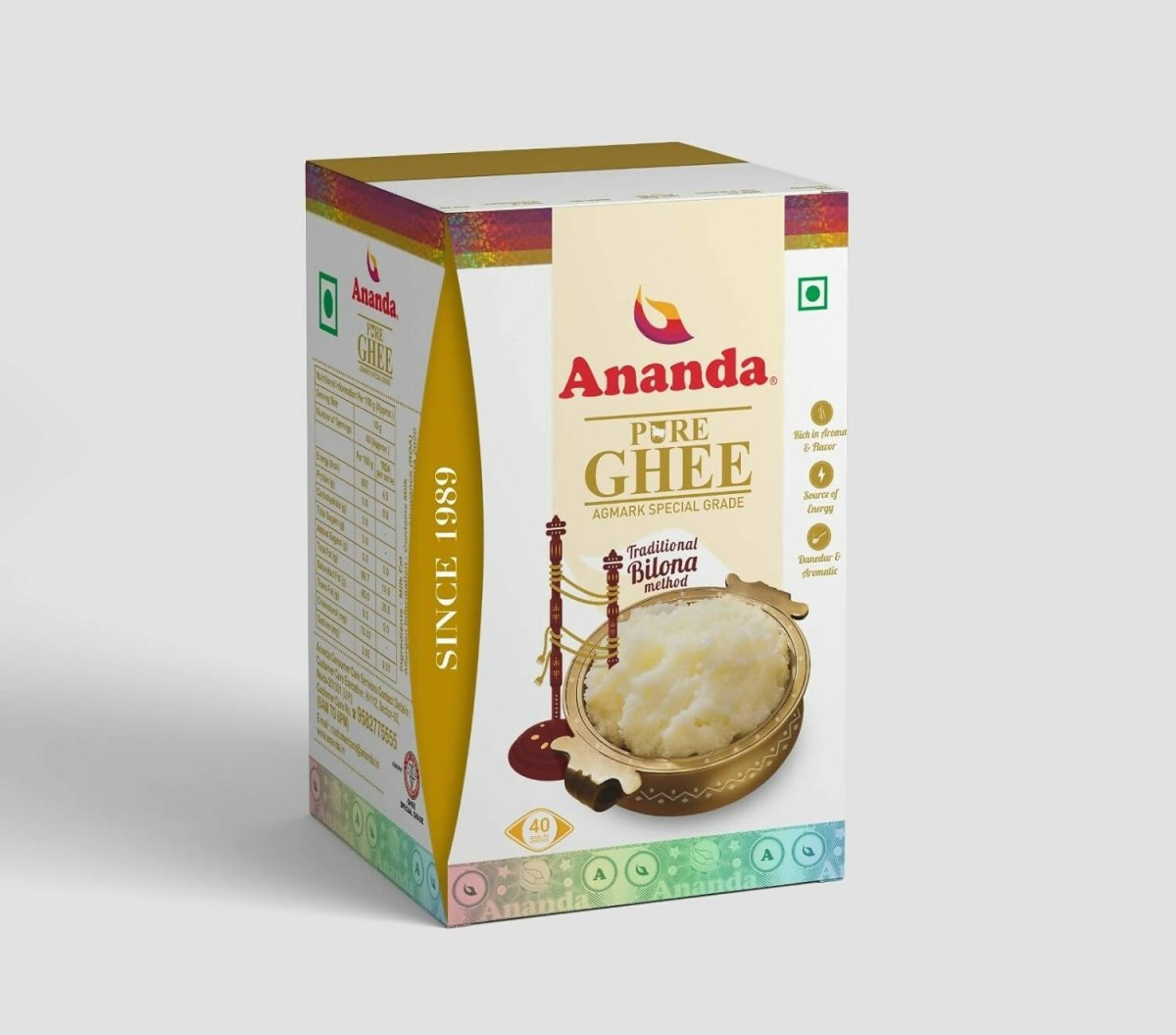 Ananda Pure Ghee Agmark Special Grade - Swadesiicart