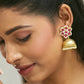 Nuyug 22k Gold-Plated Jhumkas | Swadesiicart
