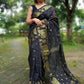 Exclusive Collection Black Beautiful Cotton Silk Saree - Swadesiicart