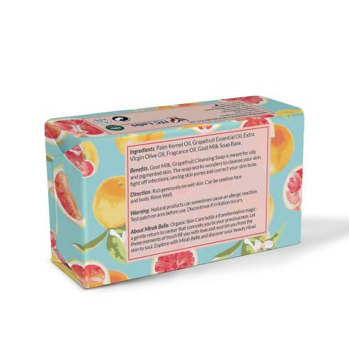Mirah Belle Goat Milk Grapefruit Cleansing Soap - Swadesiicart