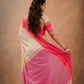 Exclusive Collection Off White Beautiful Khadi Cotton Handloom Saree - Swadesiicart