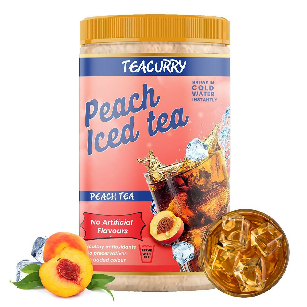 Teacurry Peach Instant Iced Tea Mix - Teacurry