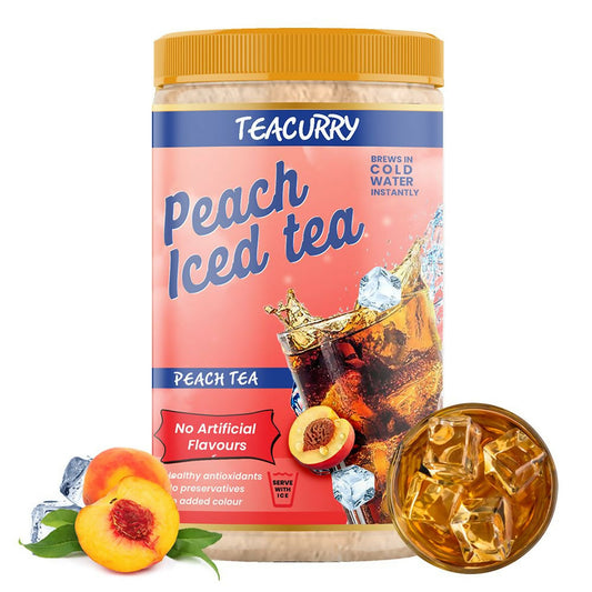 Teacurry Peach Instant Iced Tea Mix - Teacurry