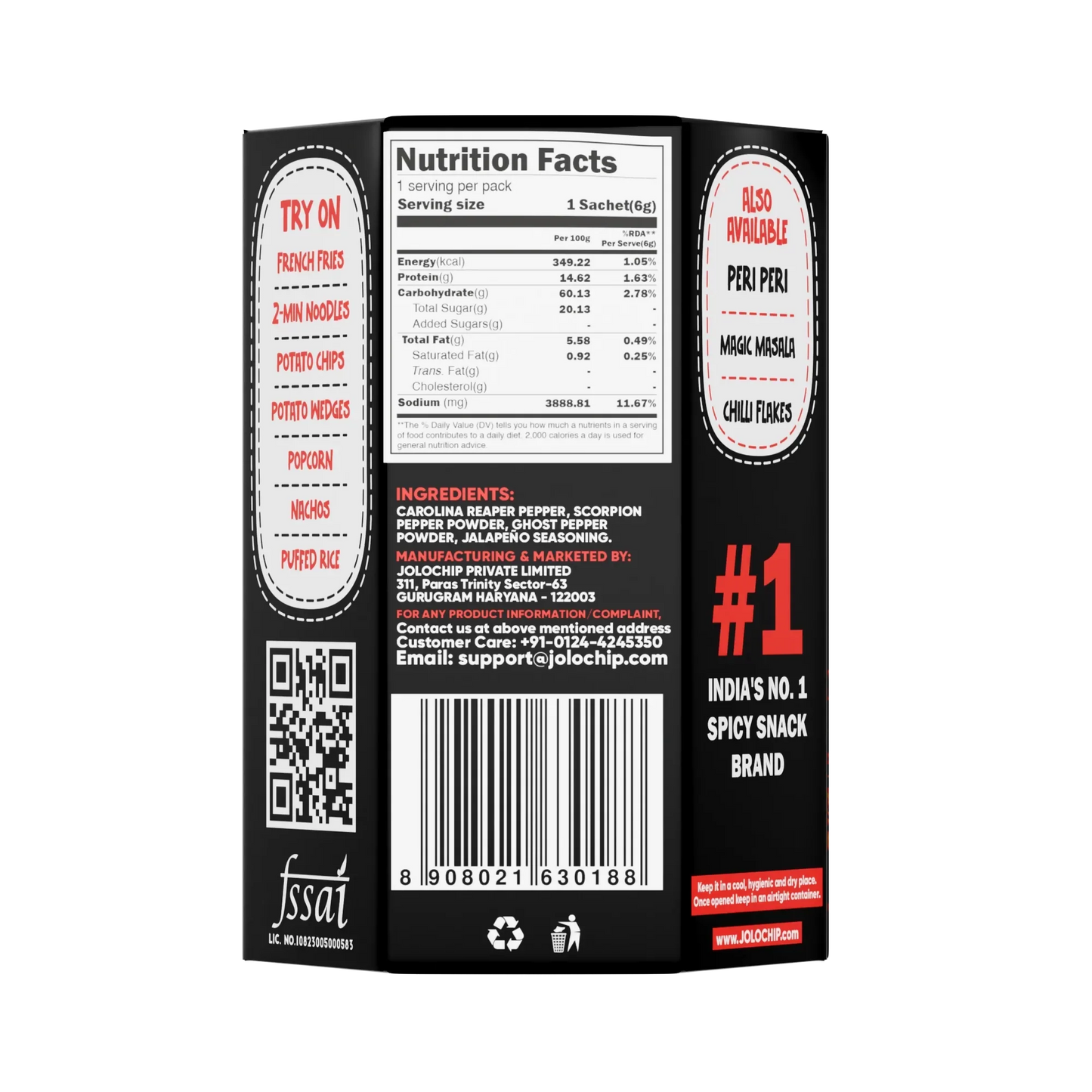 Jolochip Hottest Seasoning | Swadesiicart