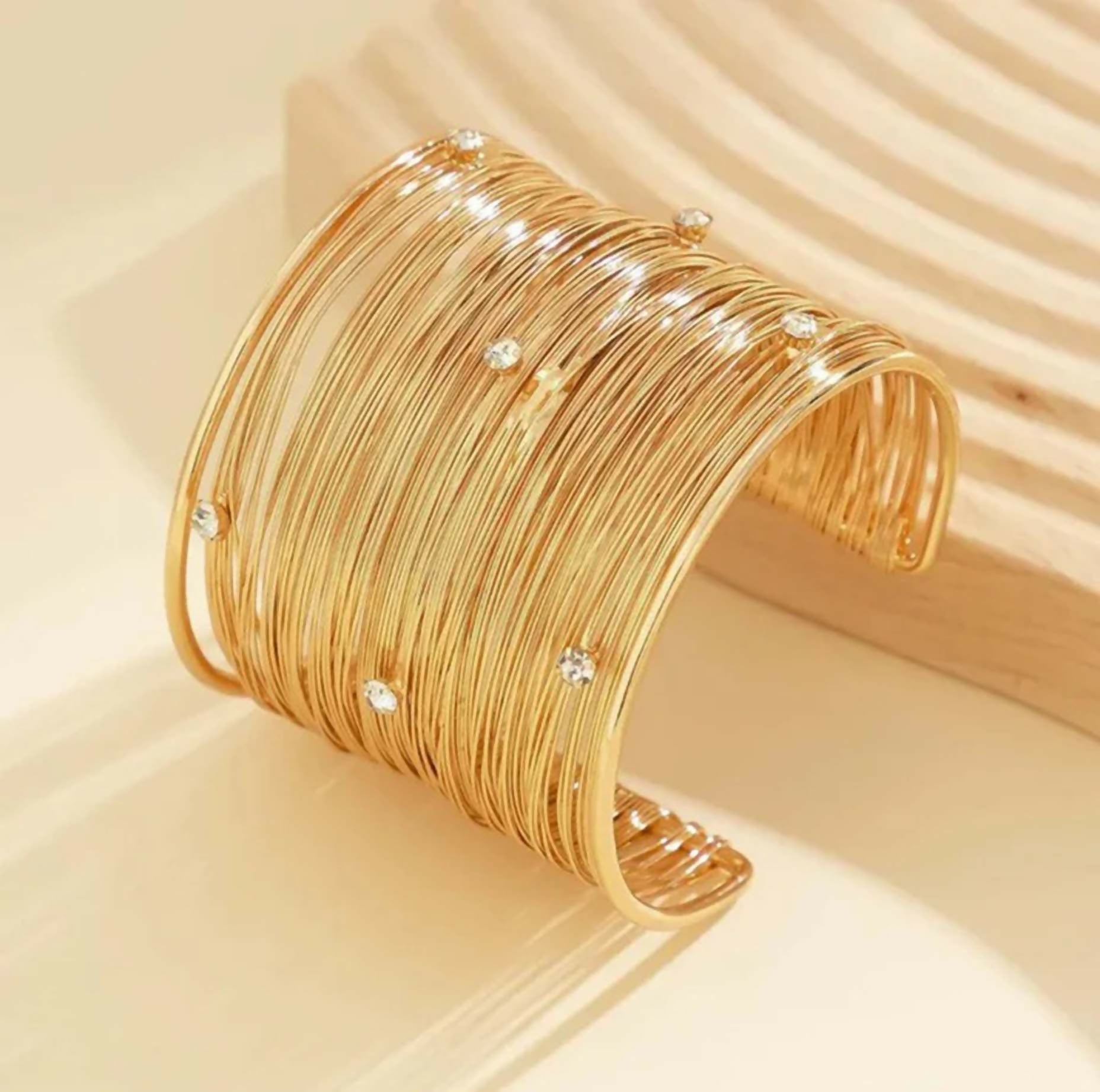 Joban Fashion Gold Brass Anti Tarnish Stylish Adjustable Bracelet For Girls Rose Gold Kada For Women | Swadesiicart