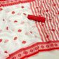DEIANA'S Beautiful Designer Golden zari Soft Cotton Saree - White - Swadesiicart