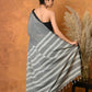 Very Much Indian Handloom Pure Cotton Saree With Sleek Border - Grey | Swadesiicart