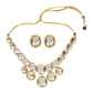 Peryl Women's Kundan Inspired Necklace With Earrings - Swadesiicart