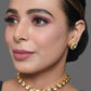 Peryl Women's Handcrafted Kundan Studded Necklace With Earring - Swadesiicart