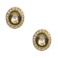 Peryl Women's Handcrafted Kundan Studded Necklace With Earring - Swadesiicart