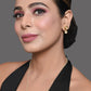 Peryl Women's White Gold Tone Kundan Necklace With Earrings - Noz2Toz