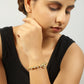 Peryl Women's Handcrafted Gold Kundan Bracelet With Pearls - Noz2Toz