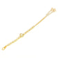Peryl Women's Handcrafted Gold Kundan Bracelet With Pearls - Swadesiicart