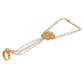 Peryl Women's Gold Tone Floral Kundan Haathphool With Pearls - Swadesiicart