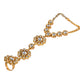 Peryl Women's Handcrafted Floral Kundan Hathphool - Swadesiicart