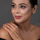 Peryl Women's Gold Toned Kundan Hathphool - Noz2Toz