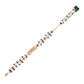 Peryl Women's Red Green Beaded Gold Tone Kundan Bracelet - Swadesiicart