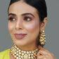 Peryl Women's Handcrafted Royal Kundan Necklace Set - Swadesiicart