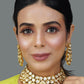 Peryl Women's Handcrafted Royal Kundan Necklace Set - Noz2Toz