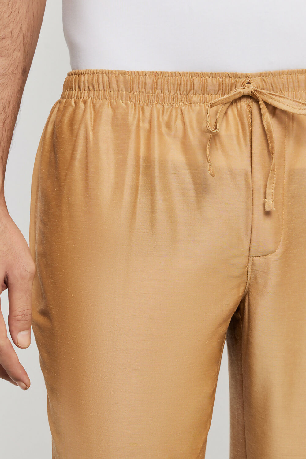 Ethnic India Beige solid Pant for Men | Swadesiicart