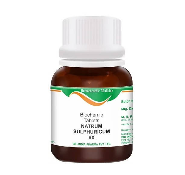 Bio India Homeopathy Natrum Sulphuricum Biochemic Tablets | Swadesiicart