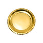 Spillbox Gold-Toned Brass Plain Dotted Thali Pooja Essential | Swadesiicart