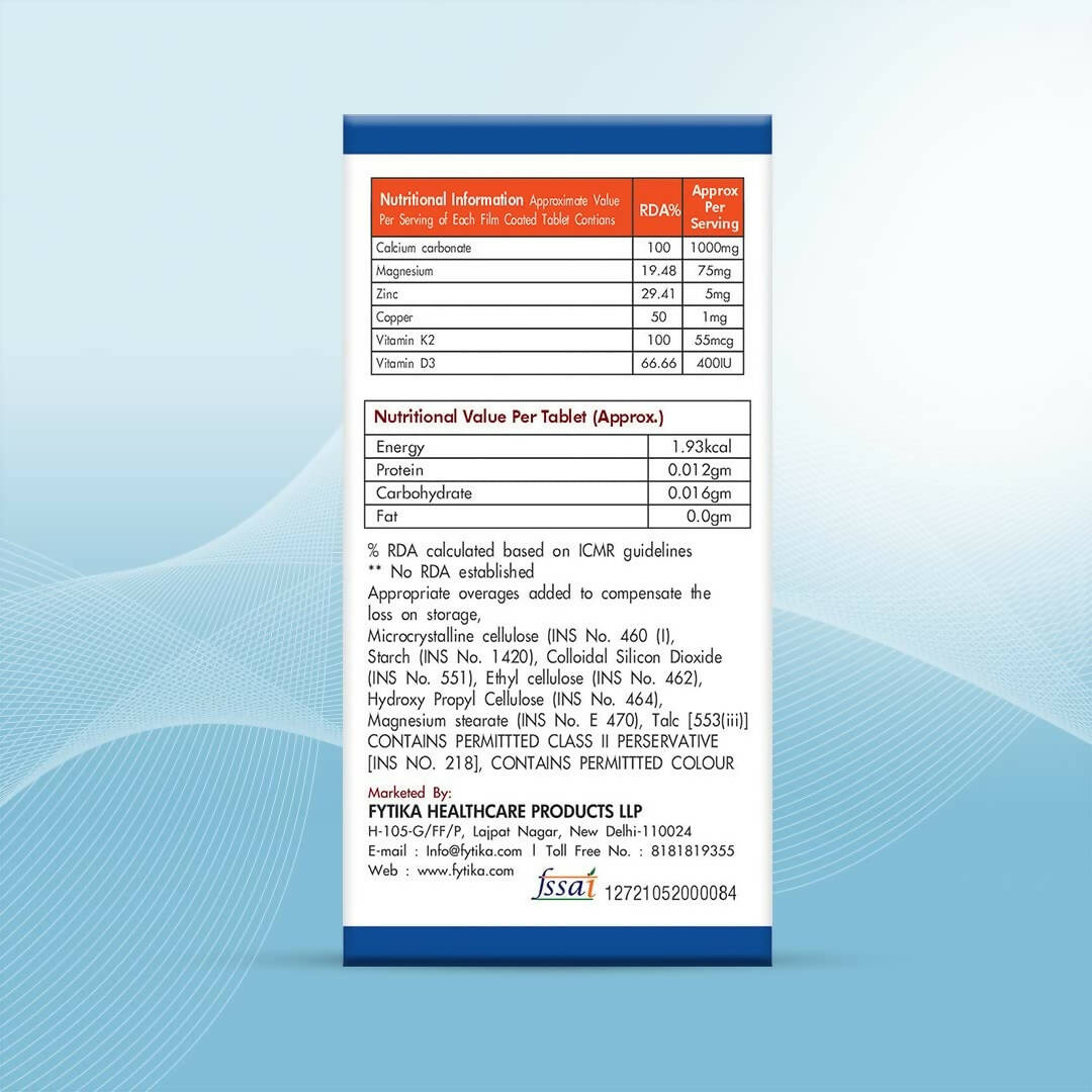 Fytika Strong Bones Tablets - Swadesiicart