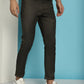 Indian Needle Men's Olive Green Solid Cotton Casual Trouser | Swadesiicart