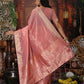 Shree Shyam Fashion Organza Pink Saree