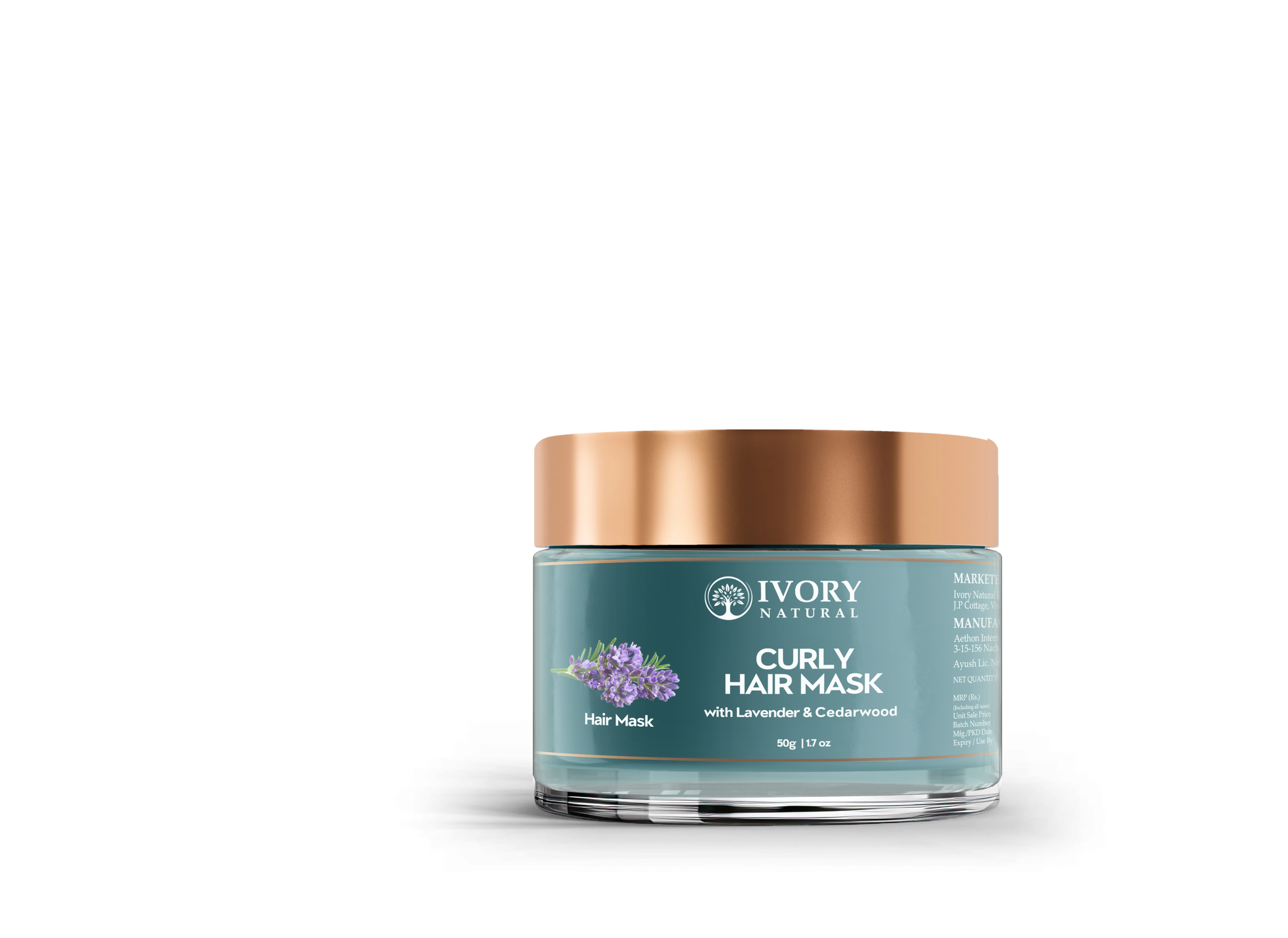 Ivory Natural Curly Hair Mask - Natural Smooth Even Curls For Both Men & Women | Swadesiicart