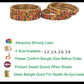Afast Bridal Wedding & Party Fashionable Colorful Glass Bangle/Kada Set, Pack Of 8 - Multicolor - Swadesiicart